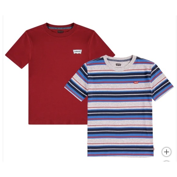 Levi's‎ Youth Boy's 2-Pack Tee Red Size XL-18/20 NWT - Picture 3 of 5